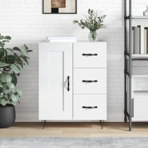 Szafka Biała Połysk 69.5x34x90 cm do Salonu Pokoju Sypialni