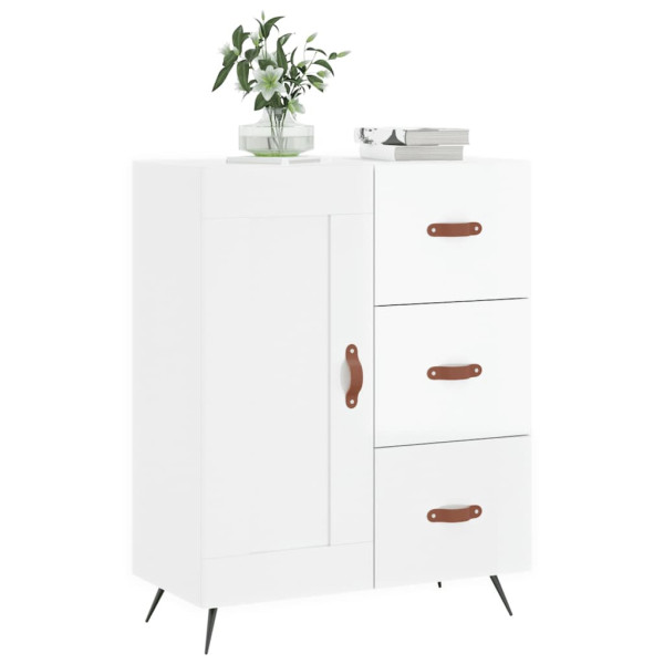 Szafka Biała Połysk 69.5x34x90 cm do Salonu Pokoju Sypialni, 5213326