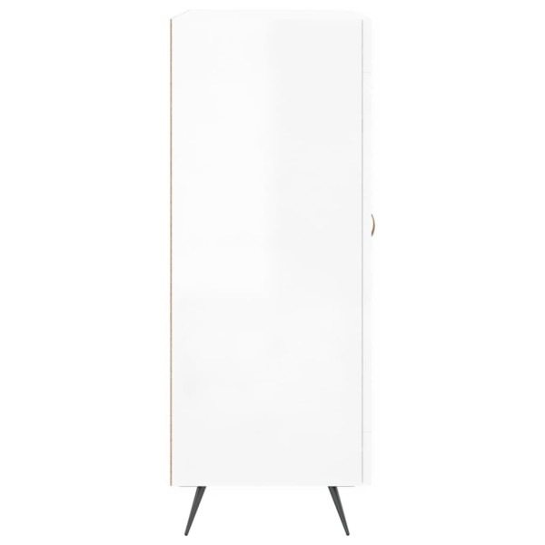 Szafka Biała Połysk 69.5x34x90 cm do Salonu Pokoju Sypialni, 5213330