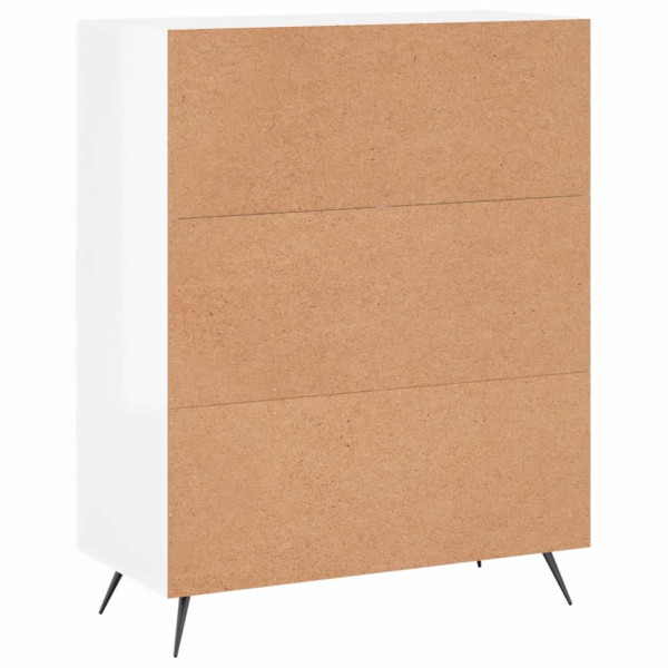 Szafka Biała Połysk 69.5x34x90 cm do Salonu Pokoju Sypialni, 5213331
