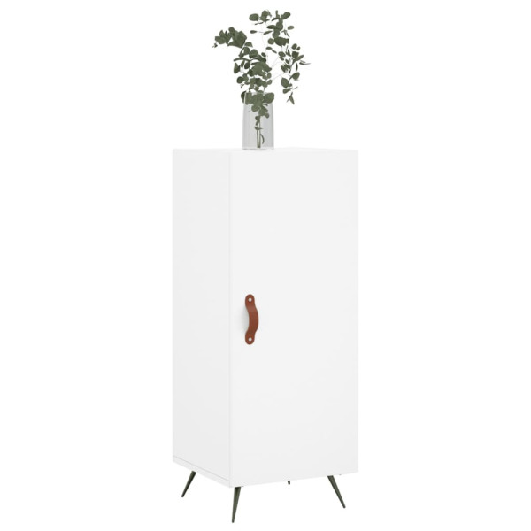Szafka Biała z Drzwiami z Szufladami 34.5x34x90 cm do Salonu, 5213432