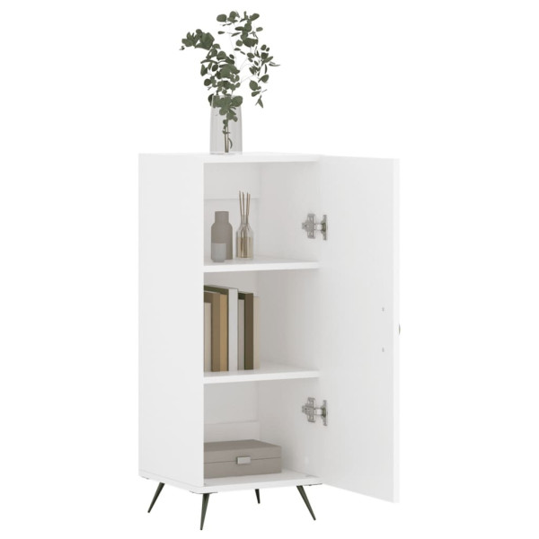 Szafka Biała z Drzwiami z Szufladami 34.5x34x90 cm do Salonu, 5213433