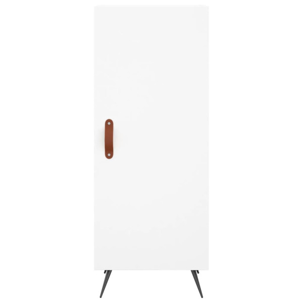 Szafka Biała z Drzwiami z Szufladami 34.5x34x90 cm do Salonu, 5213435