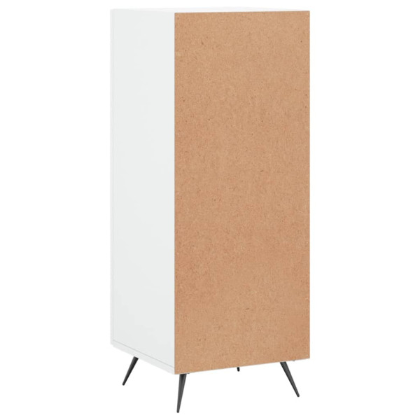 Szafka Biała z Drzwiami z Szufladami 34.5x34x90 cm do Salonu, 5213437