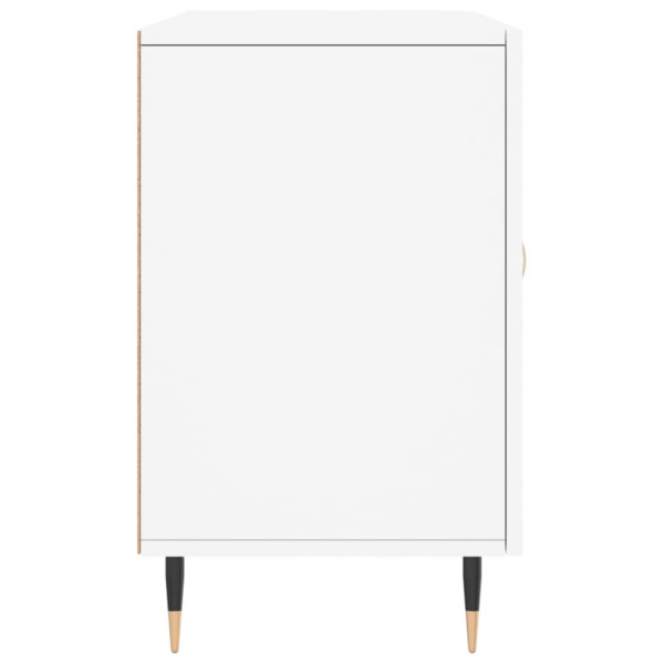 Szafka Biała z Drzwiami z Szufladami 100x36x60 cm do Salonu Pokoju, 5249917