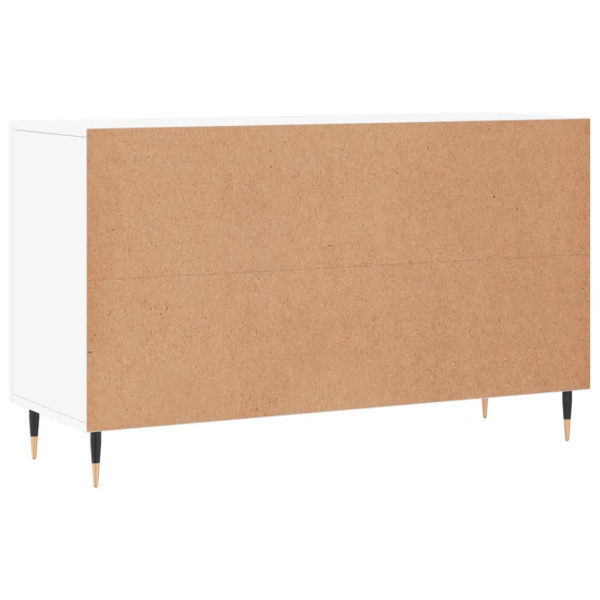 Szafka Biała z Drzwiami z Szufladami 100x36x60 cm do Salonu Pokoju, 5249918
