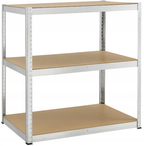 Regał magazynowy metalowy mocny do garażu do piwnicy 180x90x40cm, 5301550