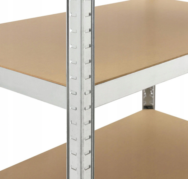 Regał magazynowy metalowy mocny do garażu do piwnicy 180x90x40cm, 5301553
