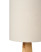 Lampa podłogowa do sypialni i salonu jasnobrązowy drzewo kauczukowe, 5309764