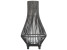 Produkt: Lampion duży świecznik bambusowy czarny 58 cm