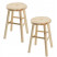 Produkt: Kadax Taboret Drewniany Stołek Krzesło 46cm 2szt