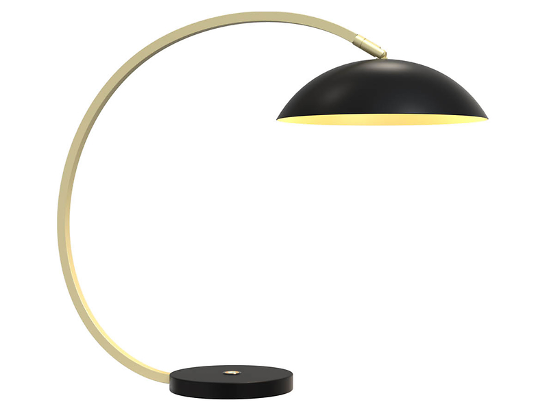 lampka biurkowa LED/10,5W/1100LM/3000K czarno-złota Rosskoff, 539966