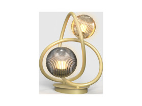 lampa stołowa 2-punktowa G9-LED złota Metz