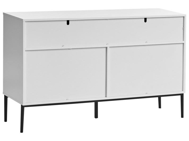 Komoda z siedmioma szufladami biała, 5475091