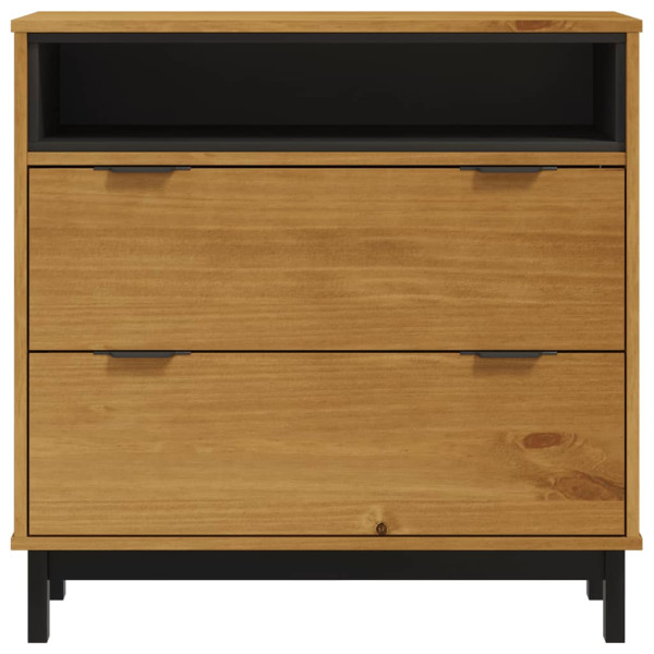 Komoda FLAM, 80x40x80 cm, lite drewno sosnowe, 5516963
