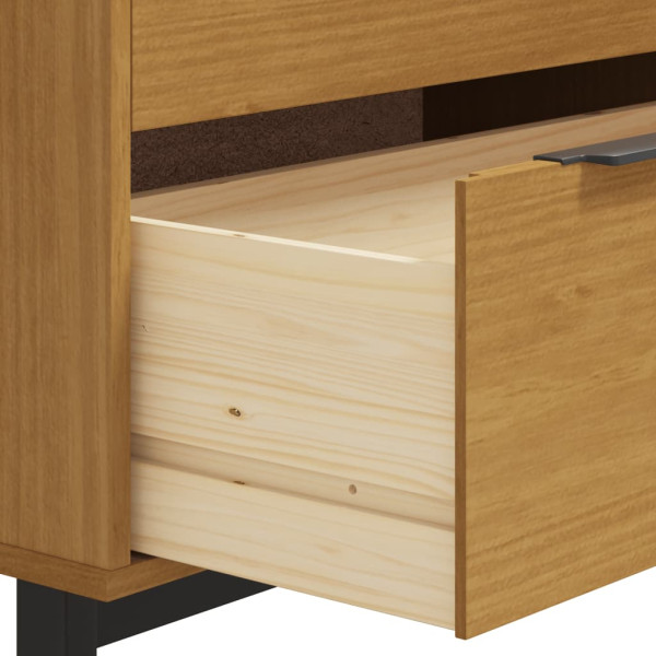 Komoda FLAM, 80x40x80 cm, lite drewno sosnowe, 5516966