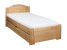 Produkt: Łóżko 90x200 drewniane MIKI, kolor dębowy + stelaż, szuflada