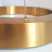 Lampa wisząca CIRCLE 120 LED mosiądz szczotkowany 120 cm, 5552687