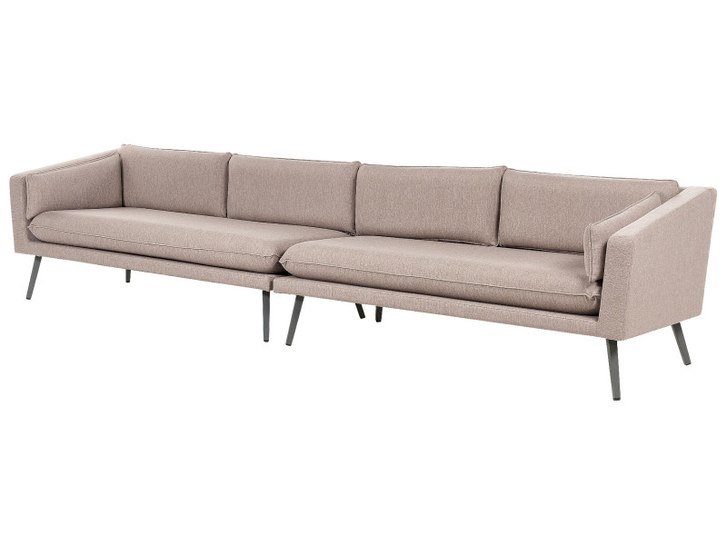 Sofa ogrodowa tapicerowana dla 4 osób beżowa, 560900
