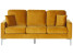 Produkt: Sofa kanapa welurowa retro żółta