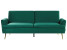 Produkt: Sofa rozkładana welurowa zielona