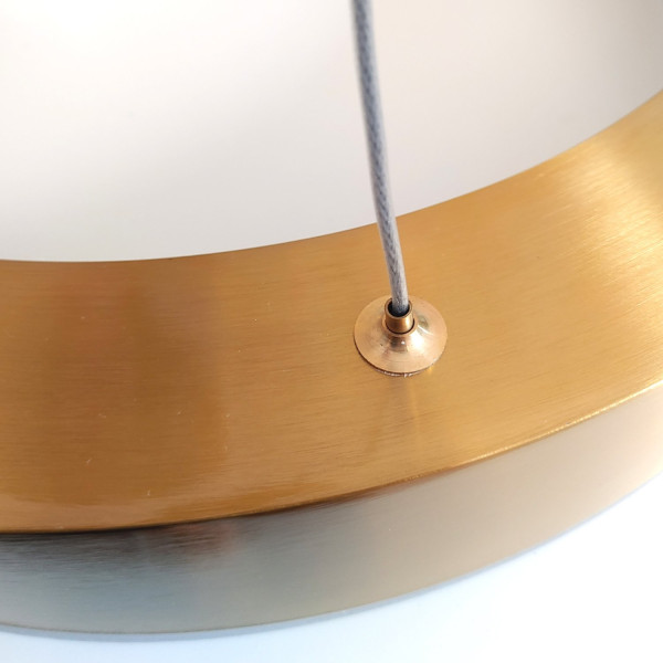 Lampa wisząca CIRCLE 120 LED mosiądz szczotkowany 120 cm, 5624269