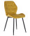 Produkt: Krzesło LUCKY Musztardowe Welur Do Salonu Jadalni Loft