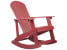 Inny kolor wybarwienia: Ogrodowy fotel bujany na płozach czerwony