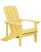 Inny kolor wybarwienia: Krzesło ogrodowe drewniane żółte