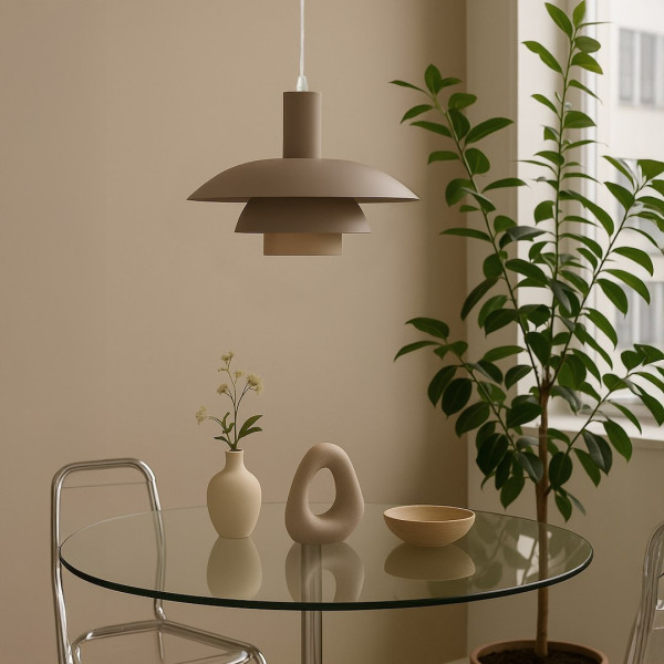 Lampa wisząca kaszmirowa FERRO 1xE27x10W wym: 100x38x38 cm Milagro, 5734256