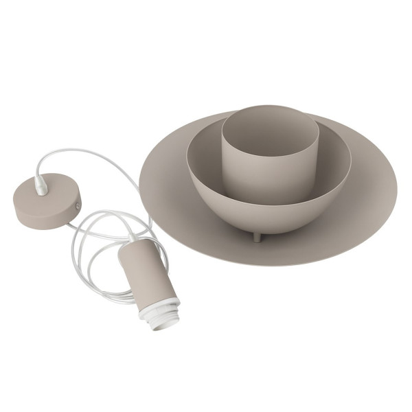 Lampa wisząca kaszmirowa FERRO 1xE27x10W wym: 100x38x38 cm Milagro, 5734261