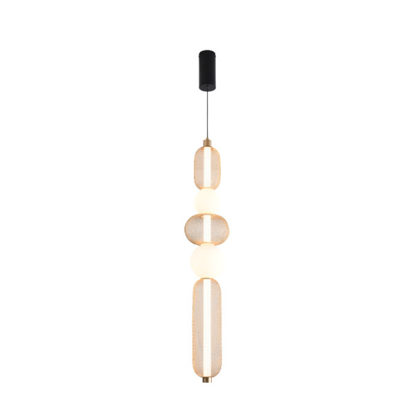Lampa wisząca SAAR czarna matowa LED 1x27W Odcienie bieli 3200lm Zuma Line, 5734575