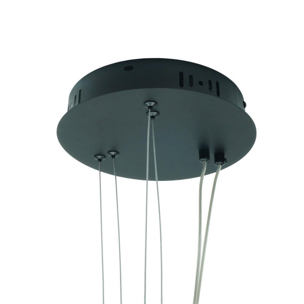 Lampa wisząca Peoria czarno-biała LED 2x54W Odcienie bieli 5200lm IdeaLED, 5734747