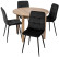 Produkt: Zestaw Stół i Krzesła do Jadalni HARRY 4x Krzesło PERU