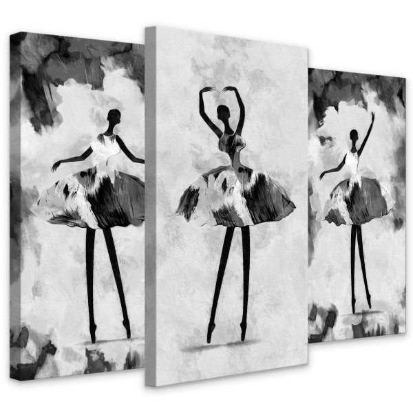 Obrazy Do Salonu Trzy Abstrakcyjne Baletnice, 576878