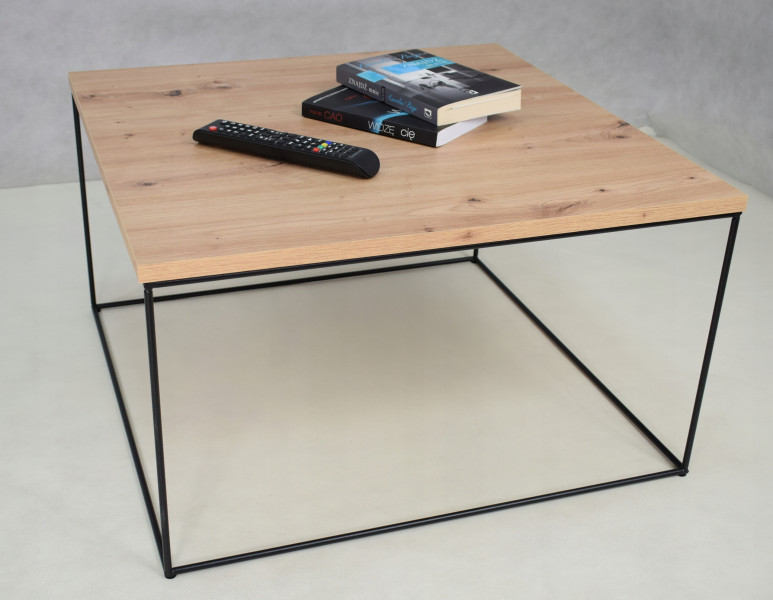 Ława Kawowa Druciana Stolik Loft Industrial Czarny, 5856152