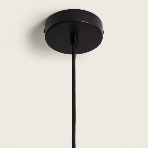 Lampa wisząca miodowo-czarna Tesoro 1xE27x20W wym: 170x28x28 cm Abruzzo, 5857962