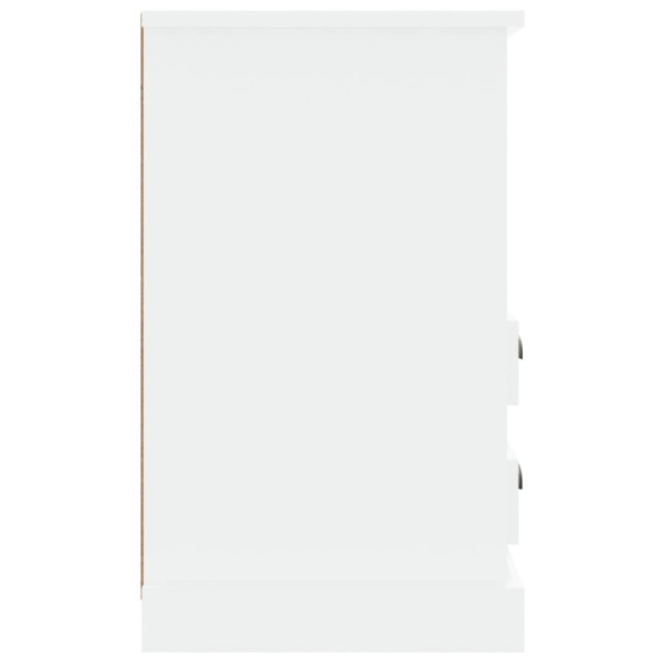 Szafka Nocna Biała Komoda Stolik Półka Nocna Do Sypialni 43x36x60 cm, 5875863