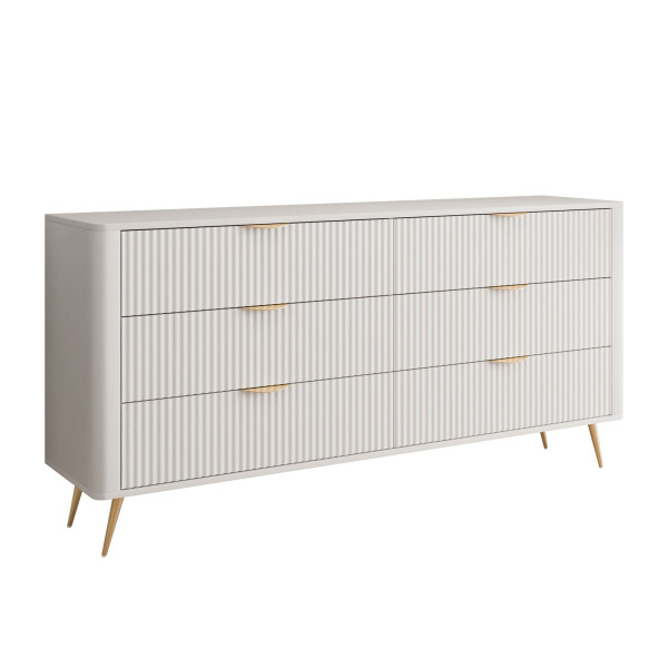 Komoda SCARLETT 6S z szufladami, beżowy, 5888449