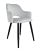 Inny kolor wybarwienia: Krzesło Milano noga czarna MG3