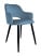 Inny kolor wybarwienia: Krzesło Milano noga czarna BL0