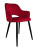 Inny kolor wybarwienia: Krzesło Milano noga czarna MG3