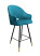 Inny kolor wybarwienia: Hoker krzesło barowe Velvet cz