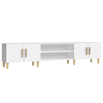 Szafka Pod Telewizor Biały Stolik Półka Szafka RTV  180x31.5x40 cm