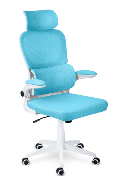Fotel biurowy obrotowy krzesło mikrosiatka Sofotel 240703, 597987