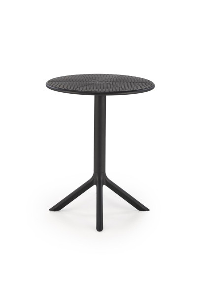 Stolik ogrodowy CALVO 60x60 czarny z tworzywa PVC, 5991303