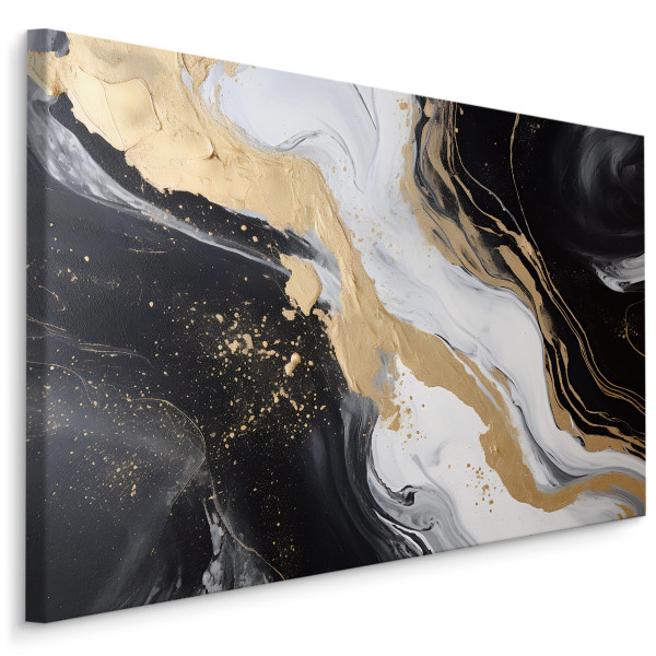 Obraz Artystyczny Marmur Z Elementami Złota 30x20cm, 610074