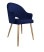 Inny kolor wybarwienia: Krzesło Velvet noga złota MG16
