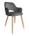 Inny kolor wybarwienia: Krzesło Milano noga dąb BL14