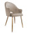 Inny kolor wybarwienia: Krzesło Velvet noga złota MG09